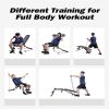 Adjustable Fitness Bench with Dumbbells and Resistance Bands;  Folding Incline Bench for Home Gym