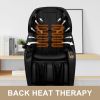 Full Body Massage Chair With Zero Gravity Recliner,with two control panel: Smart large screen & Rotary switch,spot kneading and Heating