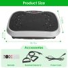 Vibration Plate Exercise Machine With Resistant Bands Remote Control Whole Body Vibration Platform Workout Equipment Home Fitness Training Equipment F