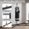 VEVOR Punching Bag Stand, Steel Heavy Duty Workout Training Equipment, Adjustable Height Boxing Punching Stand with Weighted Base, Holds Up to 400 lbs