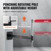 VEVOR Wall Mount Boxing Spinning Bar, Adjustable Punching Spinning Bar, Boxing Speed Trainer with Gloves, Red Reflex Boxing Bar