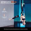 VEVOR Aerial Yoga Hammock & Swing, 5.5 Yards, Aerial Yoga Starter Kit with 100gsm Nylon Fabric, Full Rigging Hardware & Easy Set-up Guide