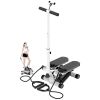 Step Machines, With Adjustable Resistance Bands Home Exercise Fitness Mountaineering Multi-Function Stair Stepper