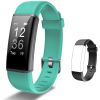 ID130PLUS HR bracelet-green+black; fitness tracker; with blood pressure; heart rate; sleep health mo