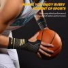 COPPER palm protection gloves, weight lifting gloves, with wrist protection, full palm protection, suitable for gym training, fitness, weight lifting