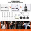VEVOR Punching Bag Stand, Steel Heavy Duty Workout Training Equipment, Adjustable Height Boxing Punching Stand with Weighted Base, Holds Up to 400 lbs