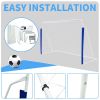 Kids Soccer Goals for Backyard Portable Youth Soccer Goal with Net 8x5 FT