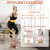 Step Machines, With Adjustable Resistance Bands Home Exercise Fitness Mountaineering Multi-Function Stair Stepper