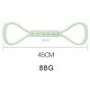 8-character Puller, 8-character Silicone Yoga Auxiliary Home Elastic Band Mini Band Kit, A Set Of 3, Light Three Medium