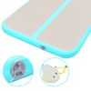 Inflatable Gymnastics Mat with Pump 275.6"x39.4"x3.9" PVC Green