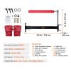VEVOR Wall Mount Boxing Spinning Bar, Adjustable Punching Spinning Bar, Boxing Speed Trainer with Gloves, Red Reflex Boxing Bar
