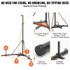 VEVOR Punching Bag Stand, Steel Heavy Duty Workout Training Equipment, Adjustable Height Boxing Punching Stand with Weighted Base, Holds Up to 400 lbs