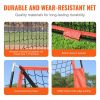 VEVOR 7x7 ft Baseball Softball Practice Net, Portable Baseball Training Net for Hitting Catching Pitching, Backstop Equipment with Bow Frame