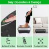 Vibration Plate Exercise Machine With Resistant Bands Remote Control Whole Body Vibration Platform Workout Equipment Home Fitness Training Equipment F