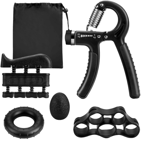 Hand Grip Adjustable Trainer Gripper Strengthener Gym Strength Exerciser Adjustable Heavy Gripper Fitness Hand Exerciser Grip Wrist Training Increase