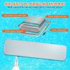 VEVOR Gymnastics Air Mat, 4 inch Thickness Inflatable Gymnastics Tumbling Mat, Tumble Track with Electric Pump