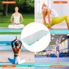 VEVOR Gymnastics Air Mat, 4 inch Thickness Inflatable Gymnastics Tumbling Mat, Tumble Track with Electric Pump