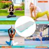 VEVOR Gymnastics Air Mat, 4 inch Thickness Inflatable Gymnastics Tumbling Mat, Tumble Track with Electric Pump